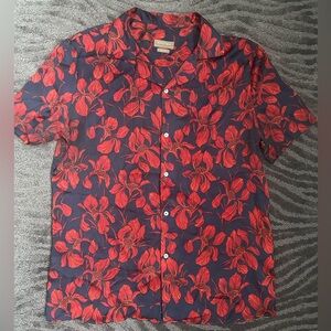 Printed Satin Shirt